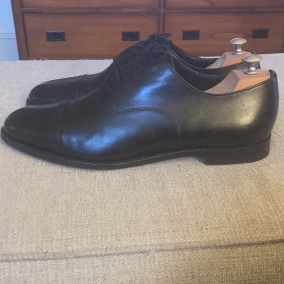 Stuart’s Choice Cap toe Grenson Masterpiece Black Leather Dress Shoes Size 12 E main image 4